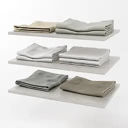 Полиці для пеналу Еверест Ліберті 3 шт. 56,8х36х1,6 см Дуб Крафт білий (DTM-2228)