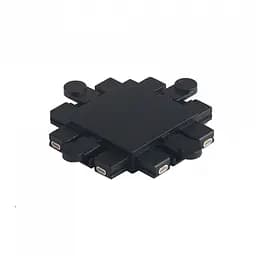 З'єднувач для магнітного шинопроводу Videx VL-TRMS-FC05B Хрестовий