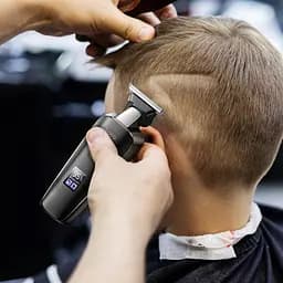Машинка для стрижки HOCO HP23 Diamond engraving electric hair clipper Black (6942007623773) - мініатюра 6