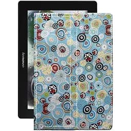 Чехол StatusCASE из экокожи для планшета Lenovo Idea Pad S6000h Круги-цветные