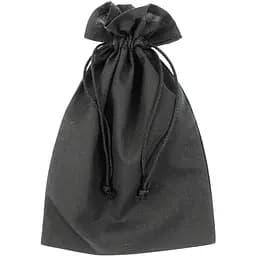 Мішечок із бавовни Rosa Talent 25х35 см чорна бавовна 135 г/м2  