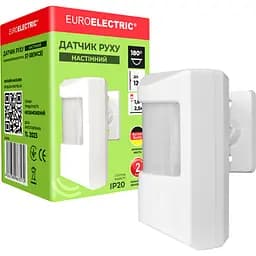 Датчик движения Euroelectric настенный 180° 12 м (ST-38(WCS))