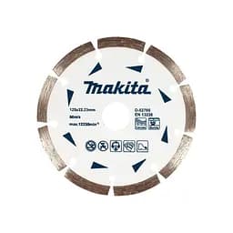 Круг відрізний Makita алмазний по бетону та мармуру сегмент 125x22.23 мм (D-52766)