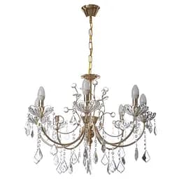 Люстра свічка Brille підвісна кришталева E14 60W (BCL-657S/8)