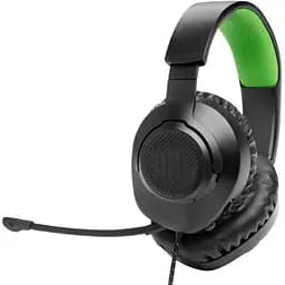 Наушники JBL Quantum 100X (JBLQ100XBLKGRN) проводные с микрофоном черные