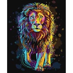 Картина по номерам Ideyka Гордость джунглей KHO4390 40x50 см