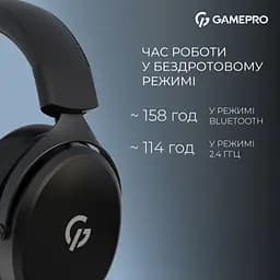 Навушники GamePro Asgard Skadi Wireless Black (HSW191B) - мініатюра 7