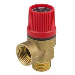 Запобіжний клапан Karro KR527 для систем опалення 1/2" ВЗ 3,0 бар 30412