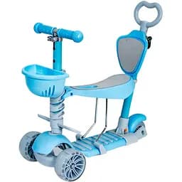 Самокат 5 в 1 Scale Sports От 1-8 лет Голубой 000248276