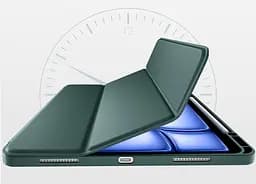 Чохол-книжка CDK для Apple iPad Pro 12.9" 3gen 2018 екокожа/силікон Smart Case cлот стилус(017899) green - мініатюра 5