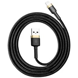 Кабель Baseus Cafule cable USB For Lightning 1.5A 2m Gold Black