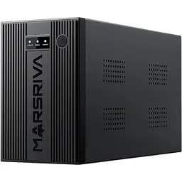 ДБЖ Marsriva MR-UF2000, 2000ВА/1200Вт, Line-Interactive, LED version, 2хSchuko, 2x12V/9Ah, metal