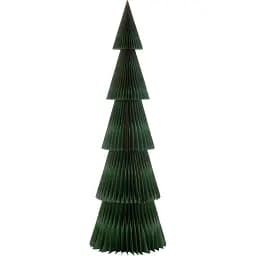 Елка из переработанной бумаги J-line с золотым напылением 215 см зеленая (47792)