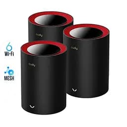 Маршрутизатор WiFi Mesh-система WiFi 6 2.5G Cudy M3000 Black (3-Pack) 3 штуки двухдиапазонные AX3000 (73-00510)