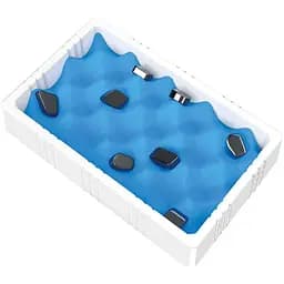 Настольная интерактивная игра Ummi 8899 Magnetic Arena Game White / Blue