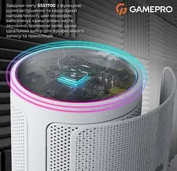 Микрофон конденсаторный GamePro UGM-105 USB White - мініатюра 8