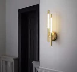 Бра з вбудованими світлодіодами в корпусі латунь Арт. WSE 12/35 Line F