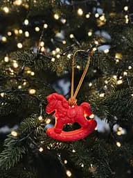 Игрушка-аромасаше на елку Огненная лошадка