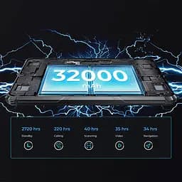 Планшет Oukitel RT7 4G TITAN 10.1" FHD+/8GB/256GB/ MT8788/32000mAh/ 48+32Мп/IP69K/ LTE Black - мініатюра 5