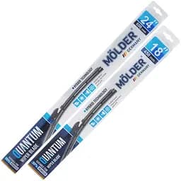 Комплект щеток стеклоочистителей гибридных Molder Quantum для Jeep Compass (USA) 2017-2023 (sk_9)