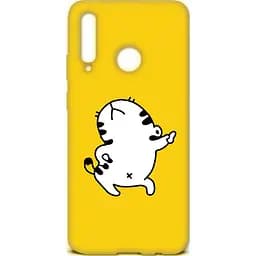 Чохол-накладка Toto Cartoon Soft Silicone TPU Case HuAwei P Smart+ 2019 Cat Yellow