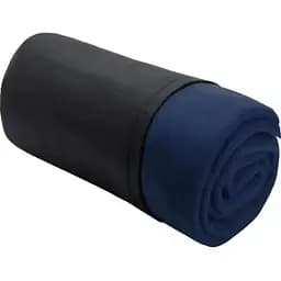 Плед Voyager флисовый в сумке-чехле 150х120 см темно-синий (V7822-04)