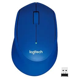 Беспроводная мышь Logitech M330 Silent Plus Blue (910-004910)