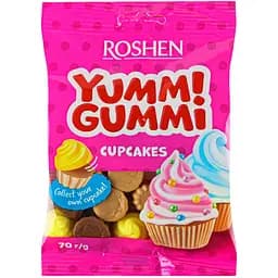 Цукерки желейні Roshen Yummi Gummi Cupсakes 70 г (918367)
