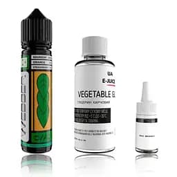 Набір компонентів для самозамісу органічної заправки WEBBER SourSop Tea 60 мл 0-3 мг Саусеп чайний (12015)