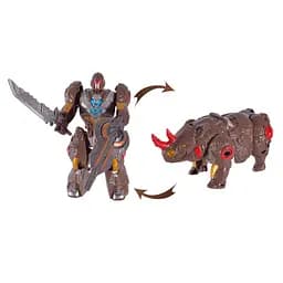 Дитячий робот-трансформер Justice Rhinos Bambi 168-82(Brown) робот-носоріг - мініатюра 2