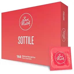 Ультратонкі презервативи Love Match Sottile 144 шт. - мініатюра 2