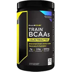 Комплекс аминокислот Rule 1 Train BCAAs + Electrolytes Малина 450 г