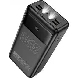 Зовнішній акумулятор Hoco DB81A 50000 mAh 65W power bank з дисплеєм чорний 6942007637756 - мініатюра 2