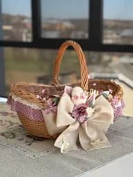 Пасхальная корзина 35х28х28см hand-made 2 MIS LT