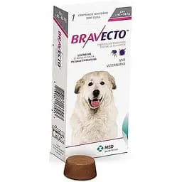 Bravecto средство/ жевательная таблетка от блох и клещей для собак старше 6 месяцев 40 - 56 кг