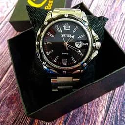 Чоловічий наручний годинник Skmei Robby Steel 0992S Сріблястий з чорним - мініатюра 6