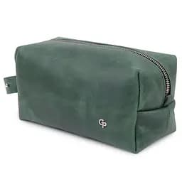 Шкіряна косметичка унісекс Grande Pelle 11573 зелений
