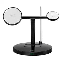 БЗП Wiwu Wi-W032 Magnetic 4 in 1 Cableless Charger Black