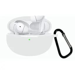 Чохол-накладка DK Silicone Candy Friendly з карабіном для Oppo Enco Free 2/2i (white)