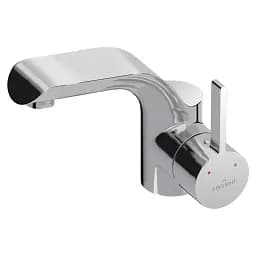 Змішувач для умивальника Cersanit Luvio S951-142 з донним клапаном Хром 30412