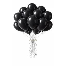 Воздушные надувные шарики HTOP Balloons Party 12 дюймов 100 шт яркие товары аксесуары для празника Черный