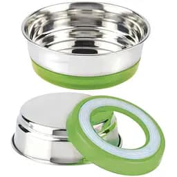 Миска для собак и кошек Croci Neon 0.2 л 12 см салатовая