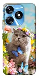 Чохол Demsky Spring cat для TECNO Spark 10 Pro