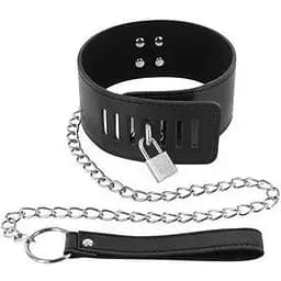 Ошейник с поводком Fetish Tentation PadLock and Leash