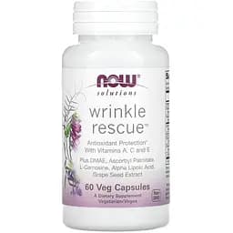 Натуральна добавка Now Solutions Wrinkle Rescue 60 вегакапсул