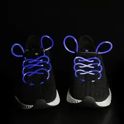 Шнурки з LED підсвічуванням Disco сині (svetshnurblue) - мініатюра 2