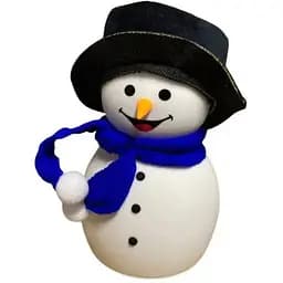 Детский силиконовый ночник Снеговик Snowman LJC-118 светильник аккумуляторный игрушка для сна