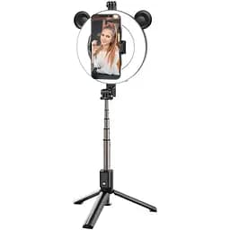 Держатель Borofone Perfect Pic BY6 с кольцевым освещением 17 см