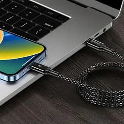 Кабель Proove Dense Metal Type-C to Type-C 60W (1m) black (CCDM60002201) - мініатюра 3