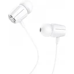 Навушники Hoco Graceful універсальні earphones with mic M88 вакуумні білі 6931474754721
